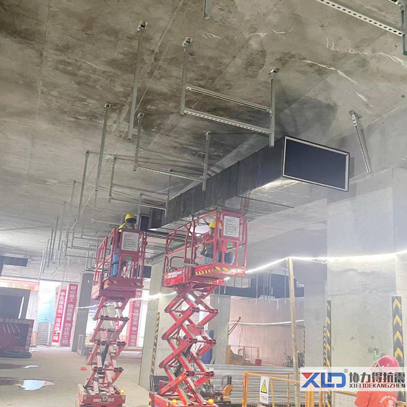 地鐵站成品支架安裝圖片
