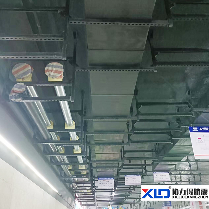 噴涂成品支架安裝圖片