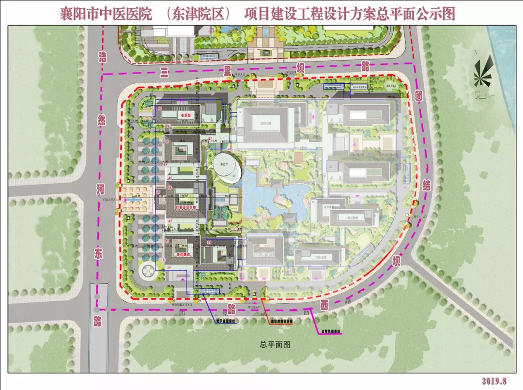 襄陽市中醫(yī)醫(yī)院東津院區(qū)平面設計圖