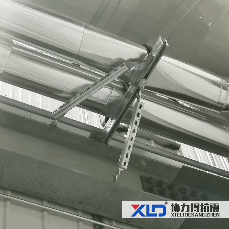 鋼結(jié)構(gòu)給排水抗震支架安裝圖片