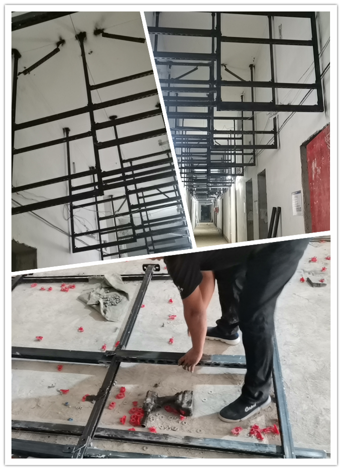 成品支架地鐵站安裝圖片