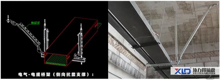 電氣-電纜橋架(側(cè)向抗震支撐)安裝圖片 電氣-電纜橋架(側(cè)向抗震支撐)安裝圖片
