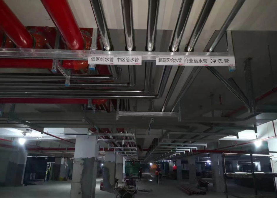 組合管道成品支架安裝圖片